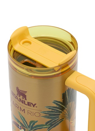 Detail View - Click To Enlarge - STANLEY - X FARM Rio The Quencher H2.0 FlowState™ Tumbler 30oz — Tropical Woods