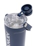 Detail View - Click To Enlarge - STANLEY - The Vitalize™ Shaker Bottle 20oz — Dark Blue
