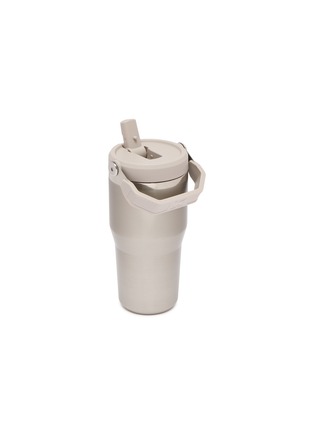 Detail View - Click To Enlarge - STANLEY - The IceFlow™ Flip Straw 2.0 Tumbler 20oz — Stainless Steel Ash