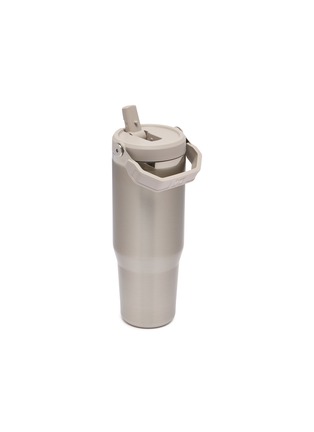 Detail View - Click To Enlarge - STANLEY - The IceFlow™ Flip Straw 2.0 Tumbler 30oz — Stainless Steel Ash
