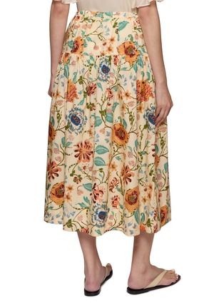 Back View - Click To Enlarge - ULLA JOHNSON - Theodora Cotton Midi Skirt