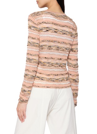 Back View - Click To Enlarge - ULLA JOHNSON - Mia Round Neck Knit Cardigan