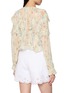 Back View - Click To Enlarge - ULLA JOHNSON - Delfina Ruffle Trim Floral Silk Blouse