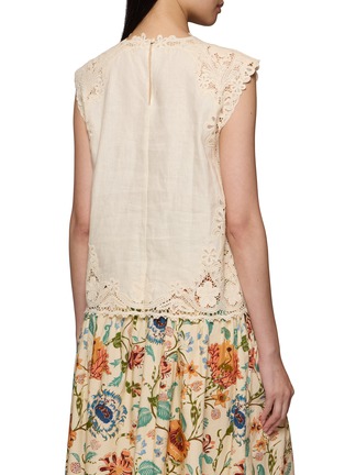 Back View - Click To Enlarge - ULLA JOHNSON - Amelie Linen Top