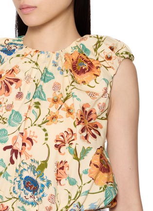  - ULLA JOHNSON - Gracie Floral Printed Cotton Top