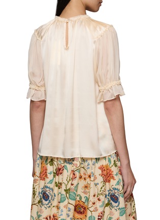Back View - Click To Enlarge - ULLA JOHNSON - Alina Silk Top
