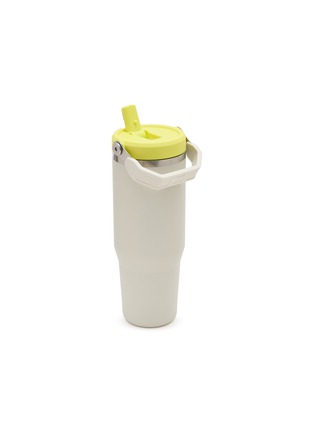 Detail View - Click To Enlarge - STANLEY - The IceFlow™ Flip Straw 2.0 Tumbler 30oz — Pale Stone Atomic