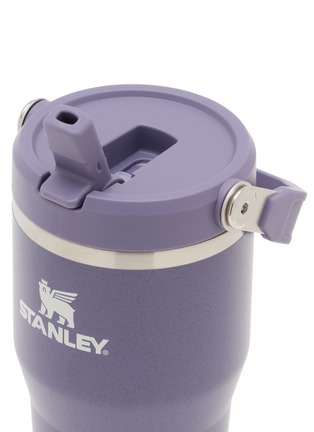 Detail View - Click To Enlarge - STANLEY - The IceFlow™ Flip Straw 2.0 Tumbler 20oz — Purple Umbra Speckle