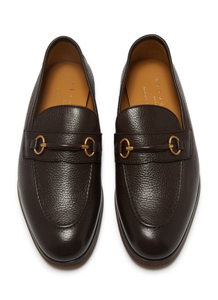 Figure View - Click To Enlarge - HENDERSON - Horsebit Leather Loafers