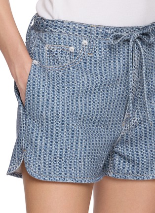 - RAG & BONE - Miramar Terry Nolan Denim Shorts