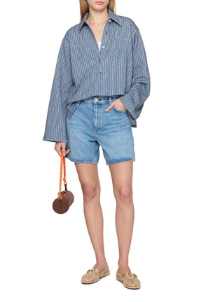 Figure View - Click To Enlarge - RAG & BONE - Miramar Terry Half Placket Top