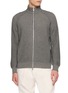 Main View - Click To Enlarge - BRUNELLO CUCINELLI - Ribbed Full Zip Cashmere Cardigan