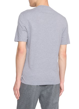 Back View - Click To Enlarge - BRUNELLO CUCINELLI - Crewneck Cotton T-Shirt