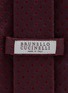 Detail View - Click To Enlarge - BRUNELLO CUCINELLI - Embroidered Pattern Silk Tie