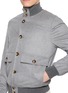  - BRUNELLO CUCINELLI - Stand Collar Button Up Cashmere Jacket