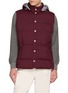 BRUNELLO CUCINELLI Hooded Water Resistant Padded Polyester Vest