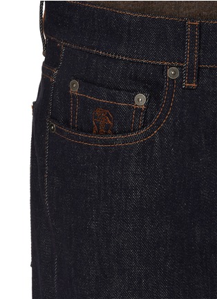  - BRUNELLO CUCINELLI - Straight Leg Cotton Denim Jeans