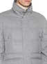 Detail View - Click To Enlarge - BRUNELLO CUCINELLI - Hooded Padded Wool Jacket
