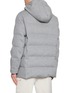 Back View - Click To Enlarge - BRUNELLO CUCINELLI - Hooded Padded Wool Jacket