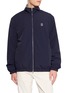 BRUNELLO CUCINELLI Logo Embroidered Water Resistant Three Layer Nylon Jacket