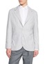 BRUNELLO CUCINELLI Single Breasted Notch Lapel Patch Pocket Cashmere Jersey Blazer