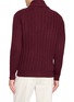 Back View - Click To Enlarge - BRUNELLO CUCINELLI - Ribbed Shawl Collar Cashmere Knit Cardigan