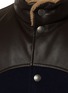  - BRUNELLO CUCINELLI - Shearling Lined Leather Panel Vest
