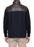Back View - Click To Enlarge - BRUNELLO CUCINELLI - Shearling Lined Leather Panel Vest