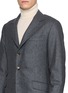  - BRUNELLO CUCINELLI - Single Breasted Slanted Pocket Wool Blazer