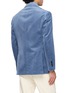 Back View - Click To Enlarge - BRUNELLO CUCINELLI - Doubel Breasted Medium Wash Denim Blazer