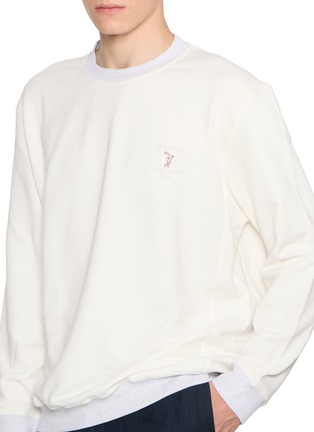  - BRUNELLO CUCINELLI - Logo Embroidered Cotton Sweatshirt