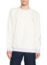 Main View - Click To Enlarge - BRUNELLO CUCINELLI - Logo Embroidered Cotton Sweatshirt