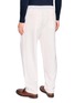 Back View - Click To Enlarge - BRUNELLO CUCINELLI - Drawstring Waistband Logo Cotton Sweatpants