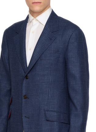  - BRUNELLO CUCINELLI - Single Breasted Glen Plaid Blazer