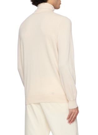Back View - Click To Enlarge - BRUNELLO CUCINELLI - Turtleneck Cashmere Sweater