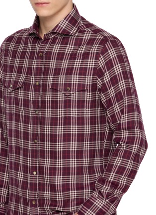  - BRUNELLO CUCINELLI - Tartan Cotton Shirt