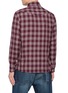 Back View - Click To Enlarge - BRUNELLO CUCINELLI - Tartan Cotton Shirt
