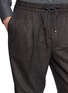  - BRUNELLO CUCINELLI - Drawstring Waistband Straight Leg Wool Pants