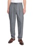 BRUNELLO CUCINELLI Drawstring Waistband Straight Leg Wool Pants