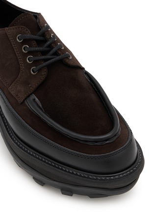 Detail View - Click To Enlarge - SACAI SHOES - U-tip Derby Shoes