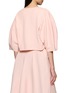 Back View - Click To Enlarge - PEPA POMBO - Isla Open Front Knit Denim Jacket