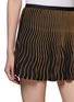  - PEPA POMBO - Reed Striped Knit Skirt