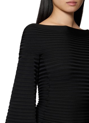 - PEPA POMBO - Conde Ribbed Knit Blouse