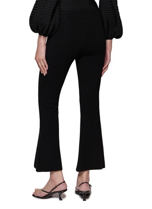 Back View - Click To Enlarge - PEPA POMBO - Florina Flared Knit Pants