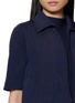  - PEPA POMBO - Coral Bias Knit Open Front Jacket