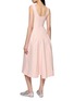 Back View - Click To Enlarge - PEPA POMBO - Altana Scoop Neck Midi Dress