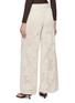 Back View - Click To Enlarge - PEPA POMBO - Eolia Floral Knit Wide Leg Pants