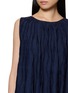  - PEPA POMBO - Azul Sleeveless Textured Knit Top