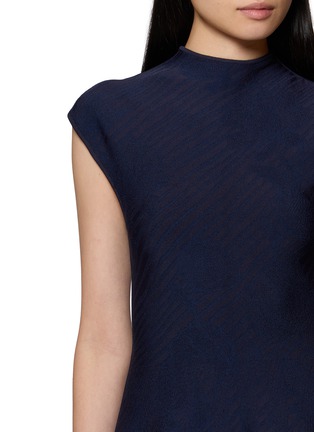  - PEPA POMBO - Mariner Mock Neck Knit Mini Dress