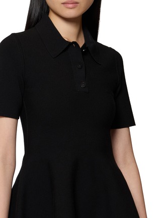  - PEPA POMBO - Nord Short Sleeve Flared Knit Blouse